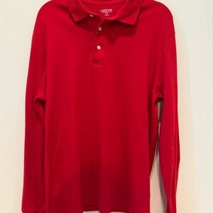 Lands' End Red Men's Polo Shirt New without tags